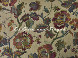 Tissu Chane Ducrocq - Tudor - rf: 3124.6630 Bordeaux