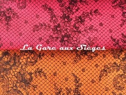 Tissu Jean Paul Gaultier - Coloris: 03 Rouge & 04 Minium