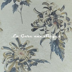 Papier peint Zoffany - Evelyne - rf: 312735 Tigers Eye/Bluestone