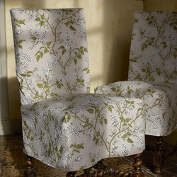 Tissu Braqueni - Les Lilas Lin - rf: B7677.001 Blanc
