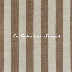 Tissu Antoine d'Albiousse - Saint Jean de Luz - Coloris: Marron