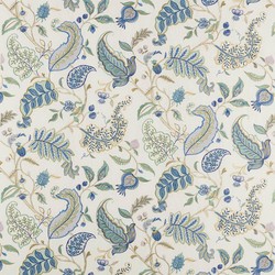 Tissu Manuel Canovas - Colombe - rf: M4123.02 Bleu de Chine