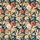Tissu Sanderson - Dahlia & Rosehip Velvets - rf: 526533 Teal/Russet