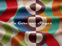 Tissu Antoine d'Albiousse - Sofia - Coloris: Multicolore