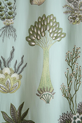 Tissu Pierre Frey - Keiko - rf: F3899.001 Aquatique ( dtail )