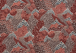 Tissu Braqueni - Le Rocher - rf: B7579.001 Multicolore