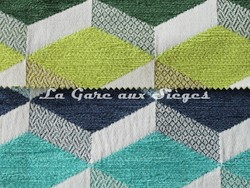 Tissu Casal - Gamma - Coloris: 30 Prairie (dtail) & 10 Carabe (supprim)