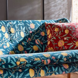 Tissu Morris & Co - Fruit Velvet - rf: 236924 Indigo/Slate