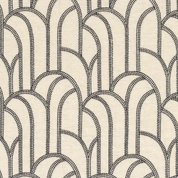 Tissu Camengo - Grand Rex - rf: 2895.0468 Black & White