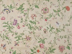 Tissu Braqueni - Le Paravent chinois Chintz - rf: B7701.001 Tilleul