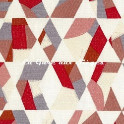 Tissu Armani/Casa - Porto - rf: TE027.146 Rosso/Bianco ( dtail )