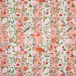 Tissu Braqueni - Konotori - rf: B7617.001 Rose saumon