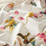 Tissu Chivasso - Birdsong - rf: CH2718/060 Rose