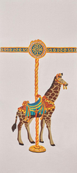 Tissu Pierre Frey - La Girafe du Carrousel - rf: F4071.001 ( panneau )