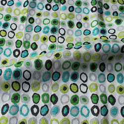 Tissu Casal - Omega - rf: 16181.3012 Pomme Turquoise