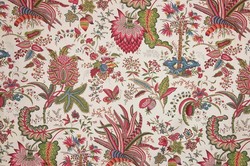 Tissu Braqueni - Fleurs tranges - rf: B1811.001 Multicolore