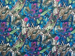 Tissu Casal - Pop'Art - rf: 12839.10 Multi bleu