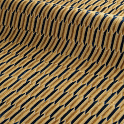 Tissu Misia - Velours Epernon - rf: M346.805 Terre d'ombre
