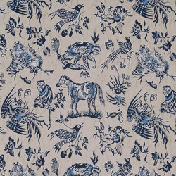 Tissu Jim Thomspon - Madura - rf: J3795.001 Indigo