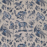Tissu Jim Thomspon - Madura - rf: J3795.001 Indigo