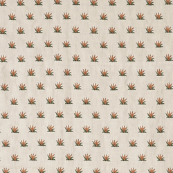 Tissu Braqueni - Coulonges Contrefond - rf: B7660.002 Mandarine