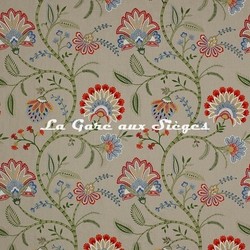 Tissu Colefax & Fowler - Loredana - rf: F4208.03 Red/Green