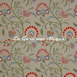 Tissu Colefax & Fowler - Loredana - rf: F4208.03 Red/Green