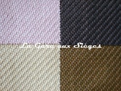 Tissu Mtaphores - Panama - rf: 71235 - Coloris: 003 - 009 & 002 - 008