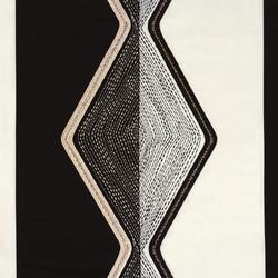 Tissu Casamance - Mesa - rf: 4184.0232 Noir