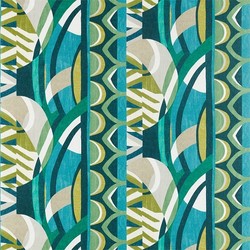 Tissu Harlequin - Atelier - rf: 120794 Emerald/Zest/Marine