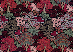 Tissu Leli�vre - La Canop�e - r�f: 5076.03 Noir