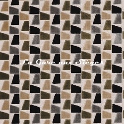 Tissu Casamance - Paddington - rf: 4857.0124 Gris/Noir de Lune