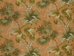 Tissu jim Thompson - Palm Leaves - rf: 3981.001 Warmest Terracotta
