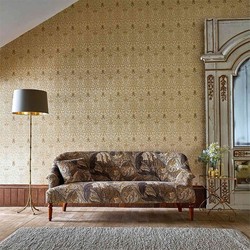Tissu William Morris - Acanthus Velvet - rf: 226400 Mustard/Grey