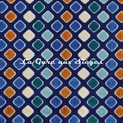 Tissu Camengo - Epope - rf: 4670.0126 Indigo