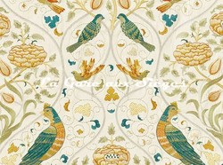 Tissu William Morris - Seasons By May Embroidery ( dtail )