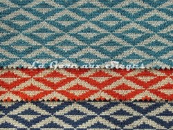 Tissu Lelivre - Origami - Coloris: 01 Aqua - 02 Orange (supprim) - 03 Royal