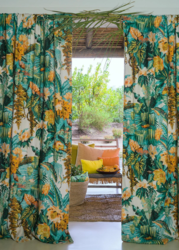 Tissu Pierre Frey - Amours des Tropiques - rf: F3757.001 Lagon