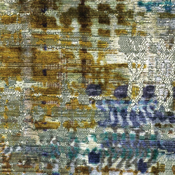 Tissu Misia - Quartier Latin - rf: M446.401 Vert Olive ( dtail )