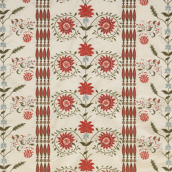 Tissu Braqueni - Les Colonnes Broderie - rf: B7570.001 Multicolore