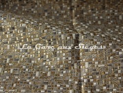 Tissu Lelivre - Caracalla - rf: 0550.02 Pyrite ( dtail )
