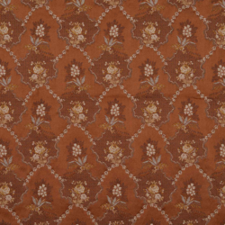 Tissu Quenin - Ombelle - r�f: 4281.03 Sienne