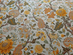 Tissu Casal - Madurai Lin - rf: 30422.7440 Or/Vert