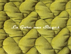 Tissu Dominique Kieffer - Velours Tresse - rf: 17229.02 Chartreuse