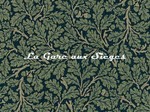 Tissu William Morris - Oak - rf: 226614 Teal/Slate ( dtail )