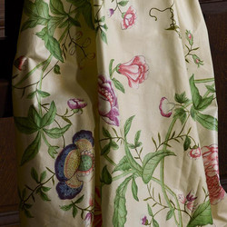 Tissu Braqueni - Le Paravent chinois Chintz - rf: B7701.001 Tilleul