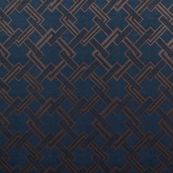 Tissu Gaston y Danila - Los Angeles - rf: GDT.5150.004 Azul/Topo