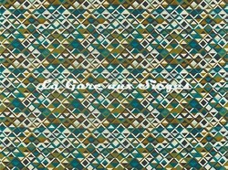 Tissu Harlequin - Boka - rf: 132956 Charcoal/Marine/Zest