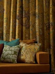 Tissu Jim Thompson - Dragon Garden - r�f: J4004.001 Halcyon Sun