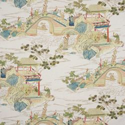 Tissu Braqueni - Shaolin - rf: B7625.001 Jade